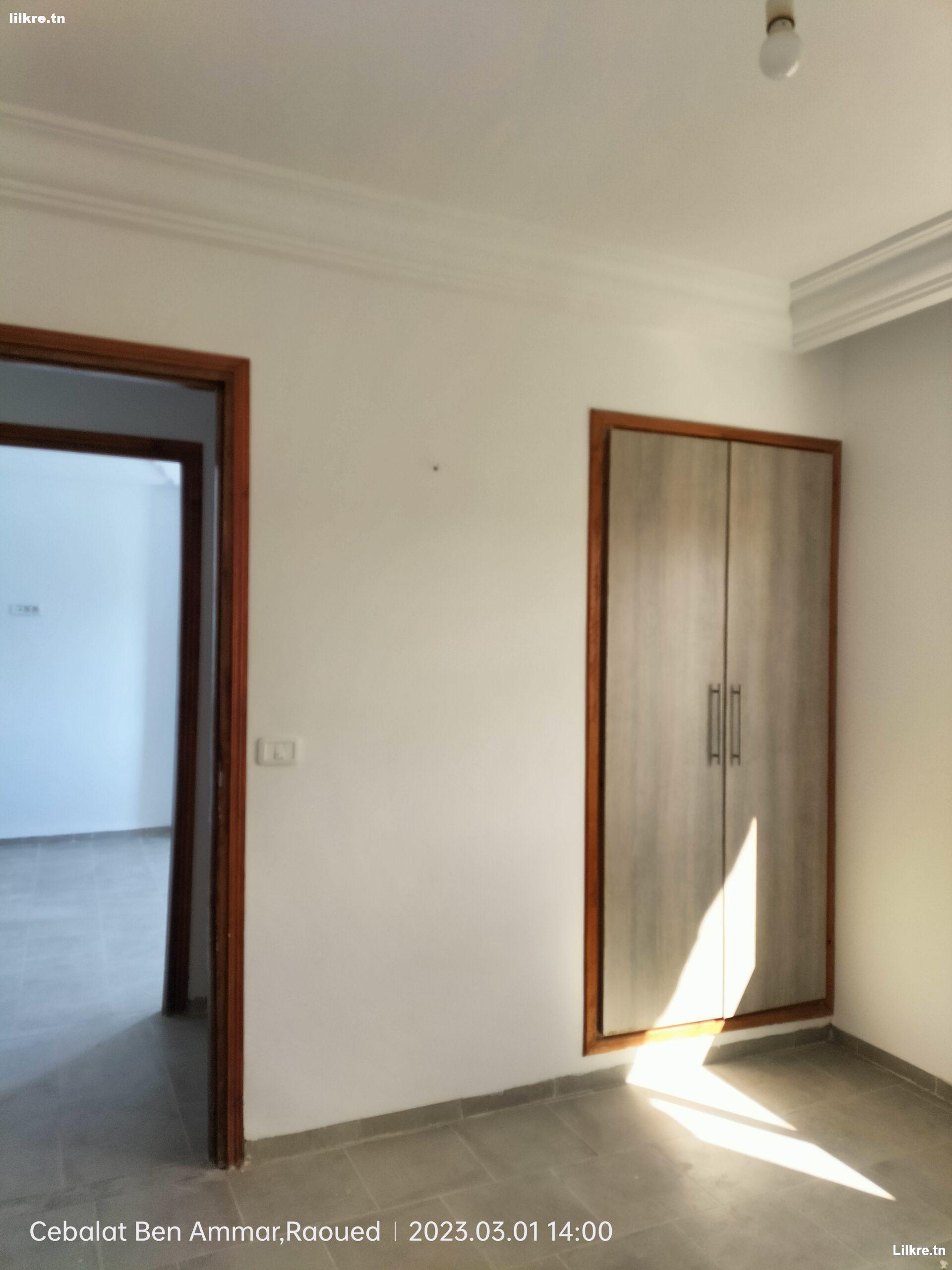 A louer un Appartement S+2 Sahafa Cité Ghazela 2