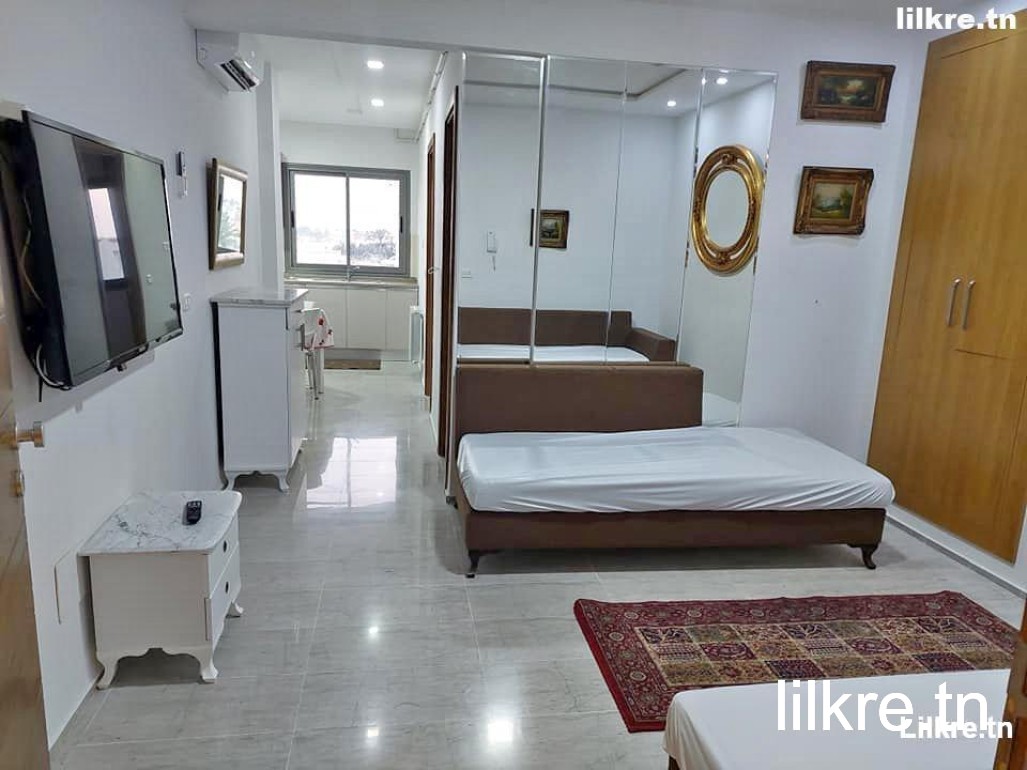 A louer Un Appartement S+1 à Bouzain km4 Sfax Richement Meublé