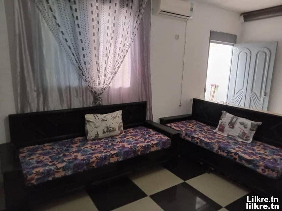 A louer un Studio S+2 à Nabeul Hammam Gzazz Richement Meublé
