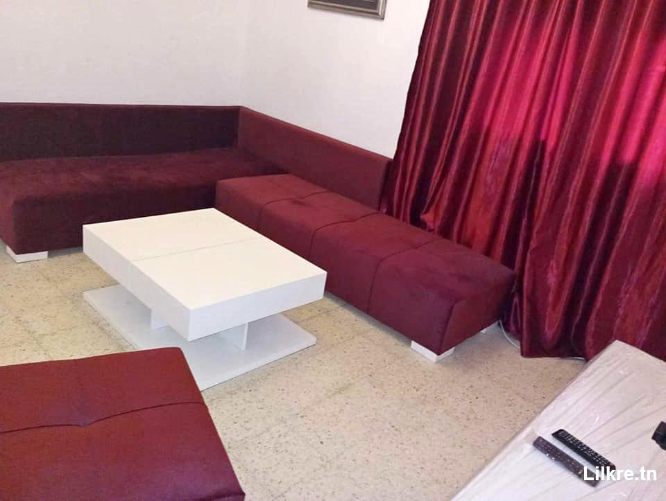 A louer un Appartement S+1 Richement Meublé à Manar 1