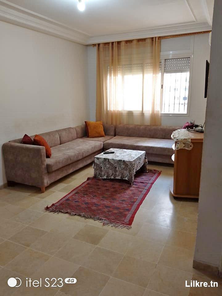A louer un appartement S+1 Richement Meublé au jardin de l'Aouina