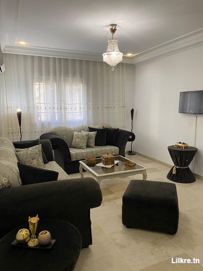 appartement haut standing meublé a L'aouina 