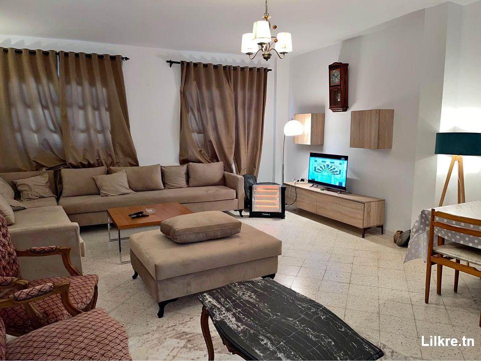 A louer une villa meublé  S+3  à La Marsa 