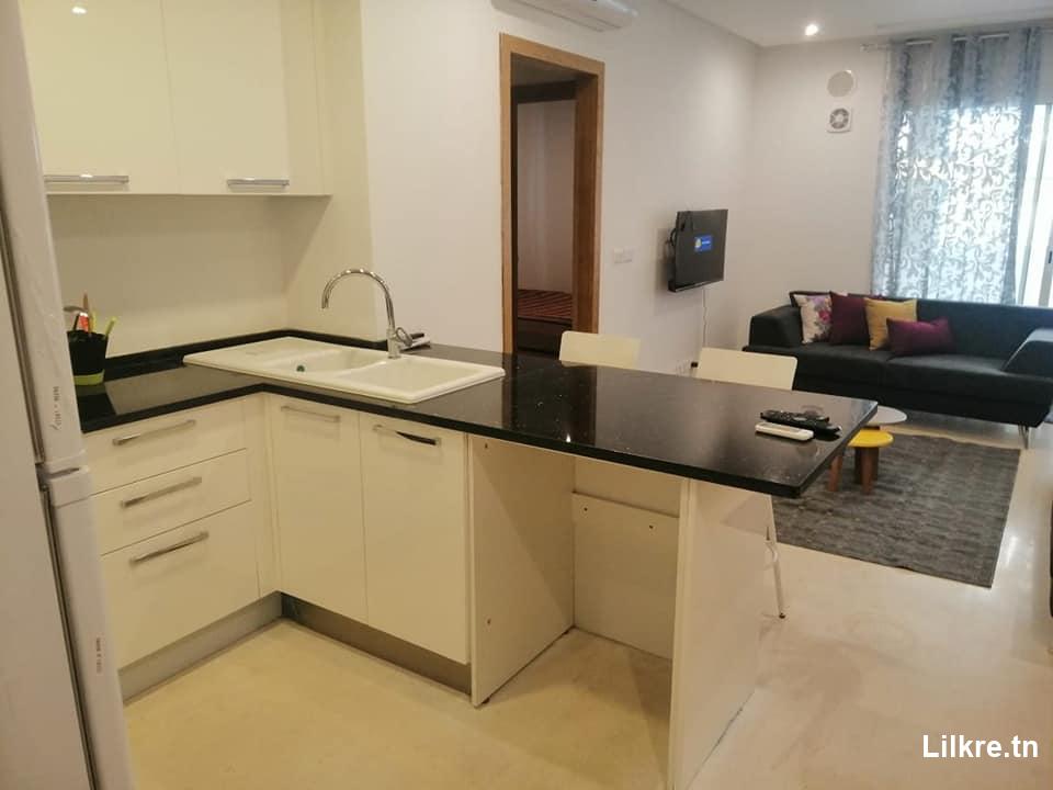 A louer un Appartement meublé  S+1 à Centre ville 