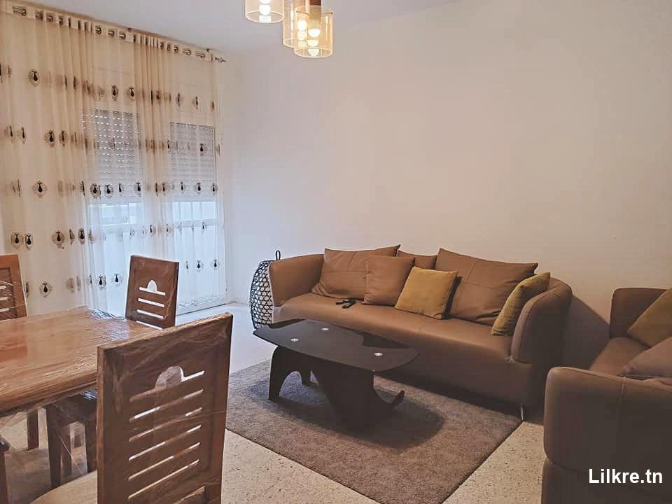 A louer un Appartement S+2 Meublé  à Rades 