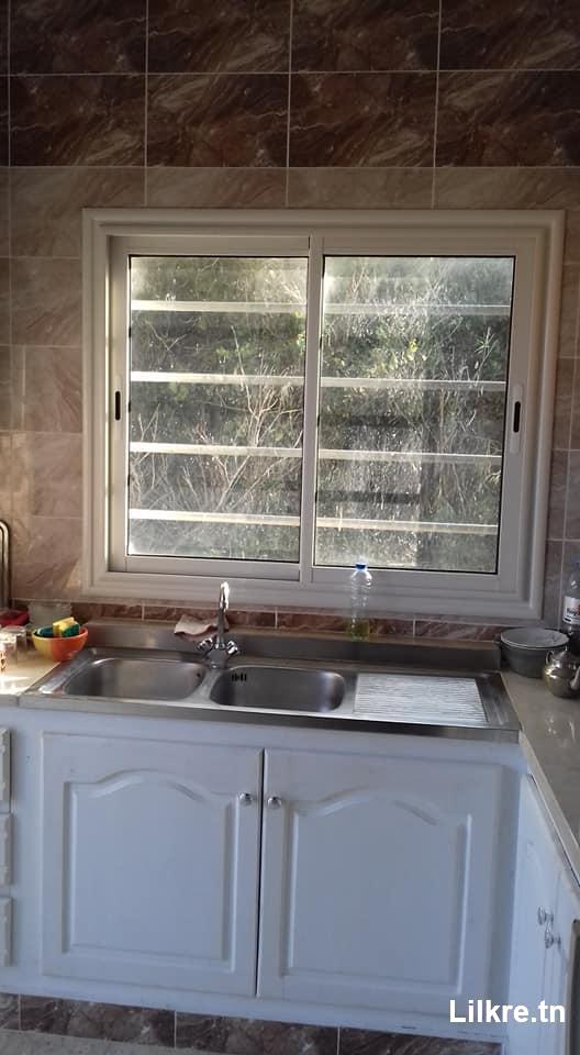 A louer un Villa  S+2  Meublé à Rafraf 